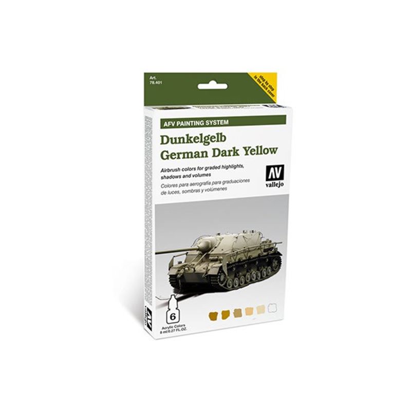 Model Air set German yellow 6x8ml