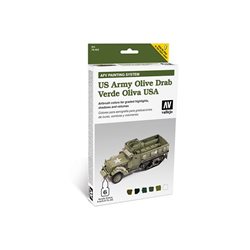Model Air set US army olive drab 6x8ml