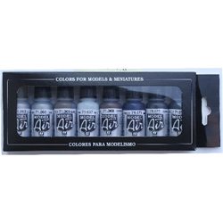 Model Air set metallic colors 8x17ml