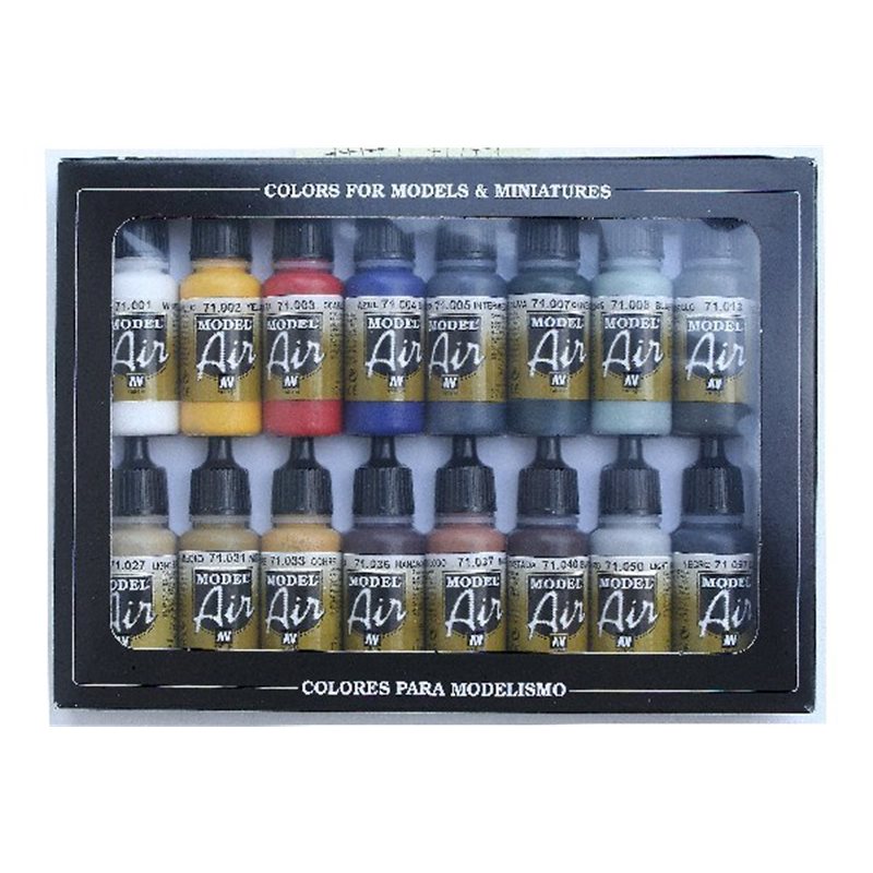 Model Air set basic colors 16x17ml