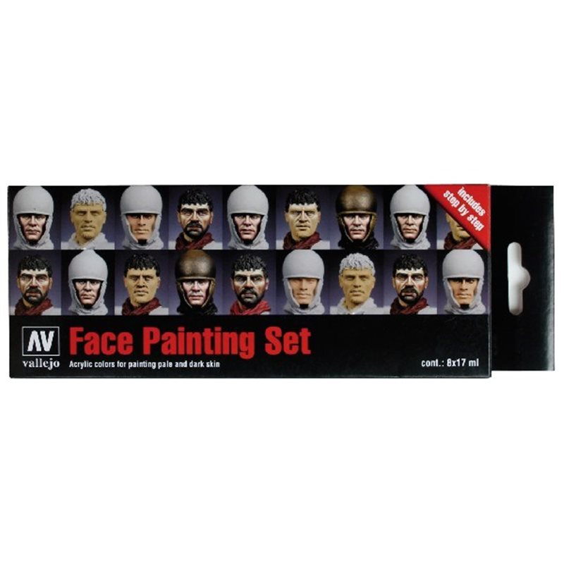 Effects, face painting set by Jaume Ortiz 8 colors