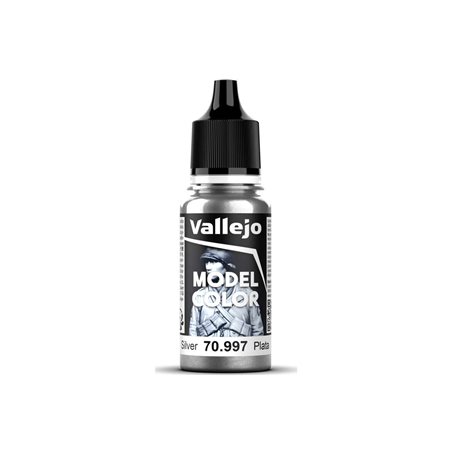 Silver metallic 17ml/18ml