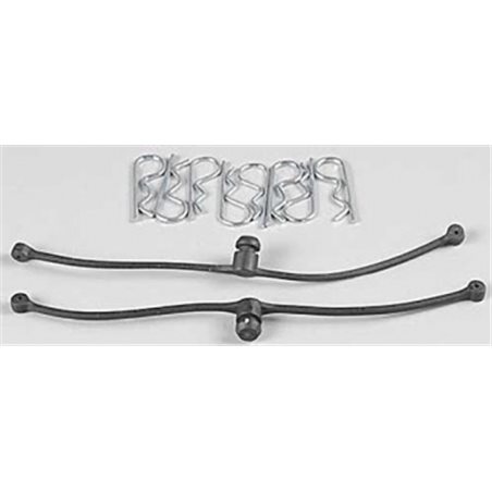 Body Klip retainers, Black