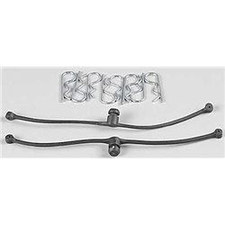 Body Klip retainers, Black