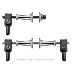 Heavy Duty Clevis (2) 4-40 Kulled (8-32) (2/pkg)