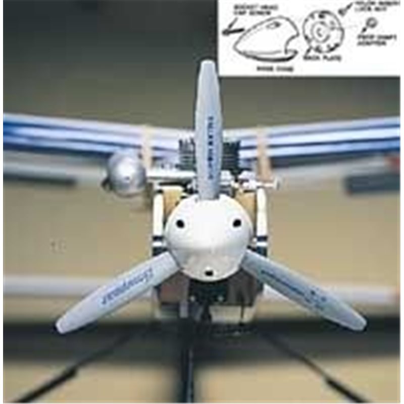 2 1/2(64mm)Three blad spinner