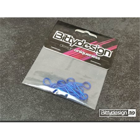 Body Clips Kit Big Scale (8) - Blue
