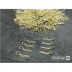 Karossklips Big Scale (8) - Guld