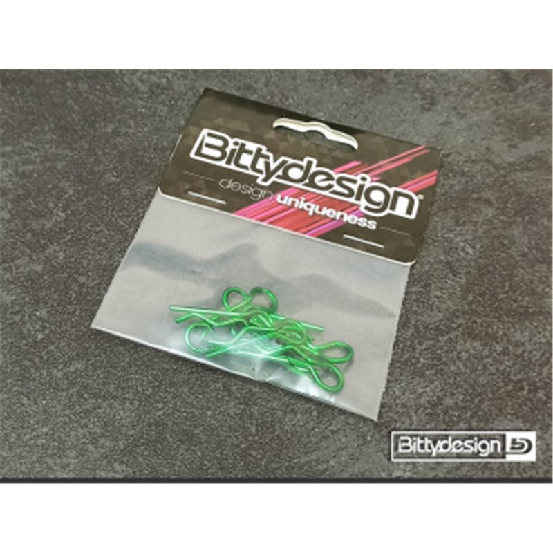 Body Clips Kit Big Scale (8) - Green