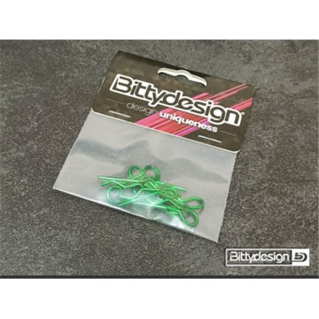 Body Clips Kit Big Scale (8) - Green
