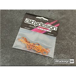 Body Clips Kit Big Scale (8) - Orange