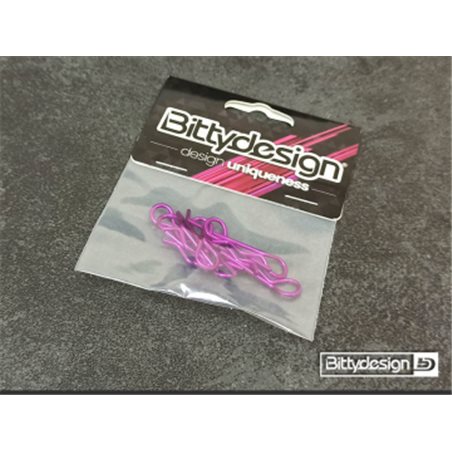 Body Clips Kit Big Scale (8) - Pink