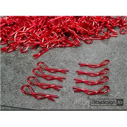 Body Clips Kit Big Scale (8) - Red