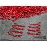 Body Clips Kit Big Scale (8) - Red