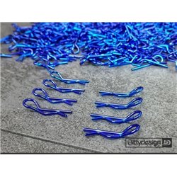 1/10 Body Clips Kit (8) - Blue