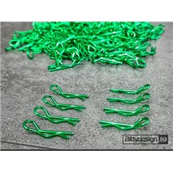 1/10 Body Clips Kit (8) - Green