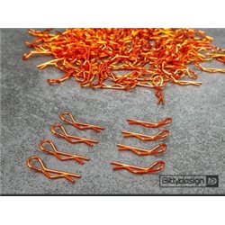 1/10 Body Clips Kit (8) - Orange