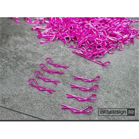 1/10 Body Clips Kit (8) - Pink
