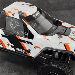 ROCK1 1/10 Clear Body for 313mm Wheelbase Crawler Pre-Cut (Only Cab)