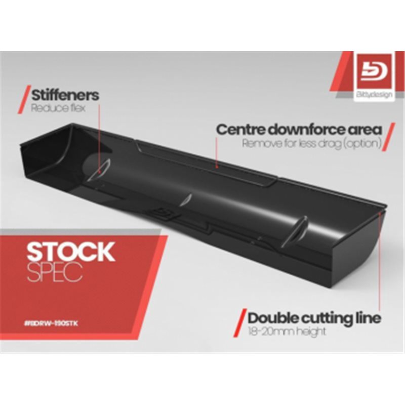 Rear Hard wing for Stock-Racing