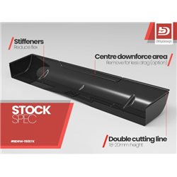 Rear Hard wing for Stock-Racing