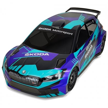 SKODA Fabia RS Rally2 Clear Body 1/10 Rally 190mm Hard 1,2mm