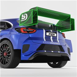 P10R Clear Body 1/10 Rally 190mm  Light Weight