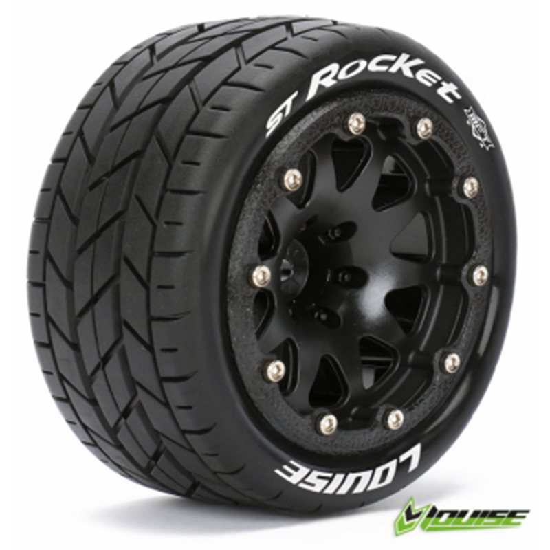 DÃ¤ck &amp FÃ¤lg ST-ROCKET 1/10 Svart Beadlock (1/2) Soft MFT (2)