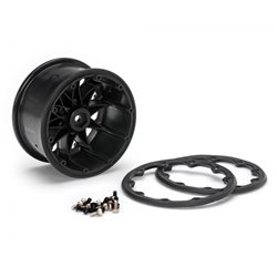DÃ¤ck &amp FÃ¤lg ST-ROCKET 1/10 Svart Beadlock (1/2) Soft MFT (2)