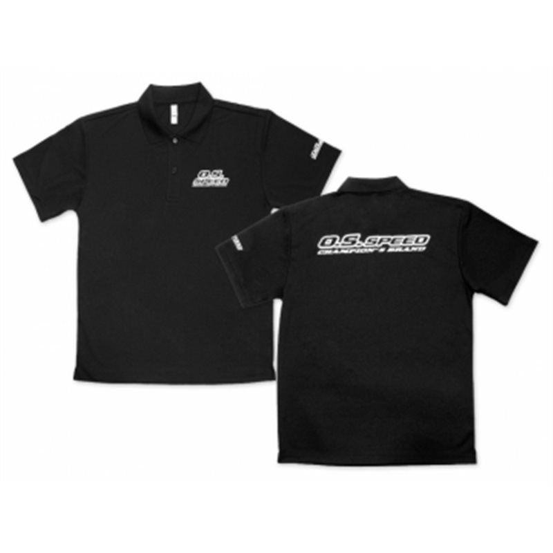 O.S.SPEED Dry Polo Shirt 2023 Black M