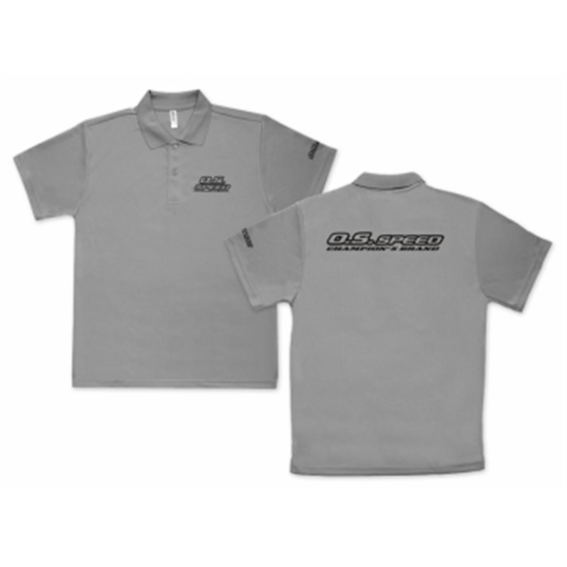O.S.SPEED Dry Polo Shirt 2023 Gray M