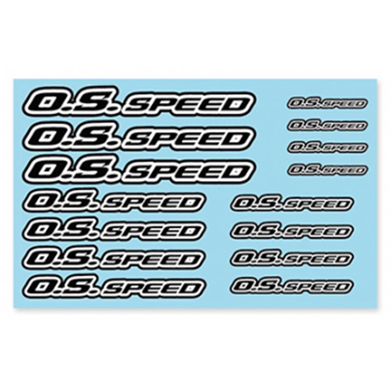 O.S.SPEED Pro Decal 2023 Black