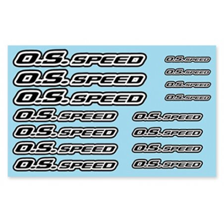 O.S.SPEED Pro Decal 2023 Black