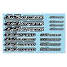 O.S.SPEED Pro Decal 2023 Black