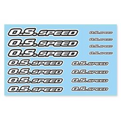 O.S.SPEED Pro Decal 2023 White