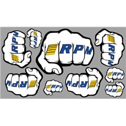 Decal Sheet Fist Logo RPM