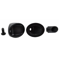 Side Exit Mock Exhaust Tips Black 1/10 (2)