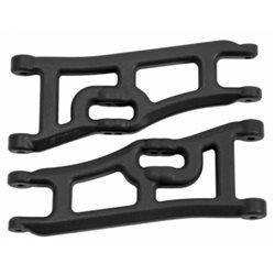 Suspension Arms Front Extended Black Rustler, Stampede - 2WD
