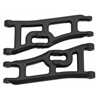 Suspension Arms Front Extended Black Rustler, Stampede - 2WD