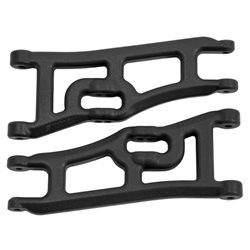 Suspension Arms Front Extended Black Rustler, Stampede - 2WD