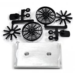 Mock Radiator and Fans 1/10