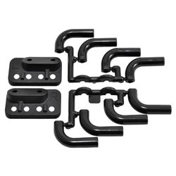 Exhaust Headers Zoomies Black (Pair)