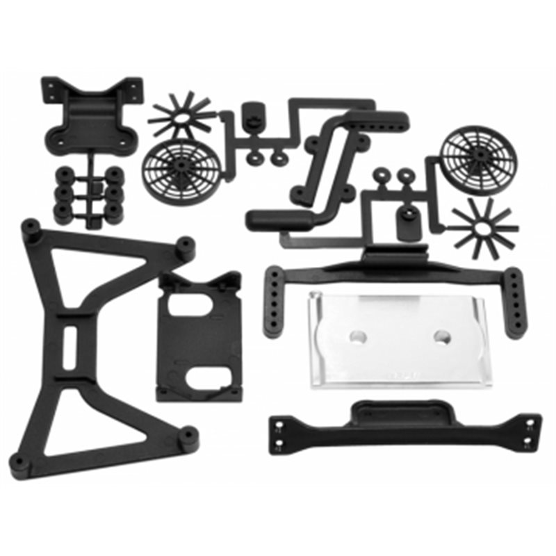 No Clip Body Mounts Set Slash 4x4
