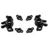 Axle Carriers Black (Pair) Traxxas 1/16