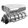 Mock Intake &amp Blower Set Chrome