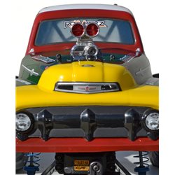 Mock Intake &amp Blower Set Shotgun Style Chrome