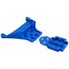 Bulkhead Front Blue Slash 4x4(LCG), Rustler 4x4(Short Batt)