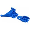 Bulkhead Front Blue Slash 4x4(LCG), Rustler 4x4(Short Batt)