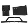 Bumper &amp Skid Plates Front Black Slash 4x4