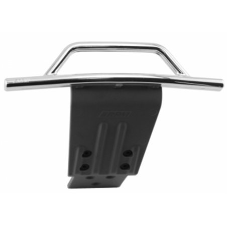 Bumper &amp Skid Plates Front Chrome Slash 4x4